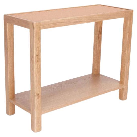 Schmaler Beistelltisch mit Korkplatte von Lawson-Fenning