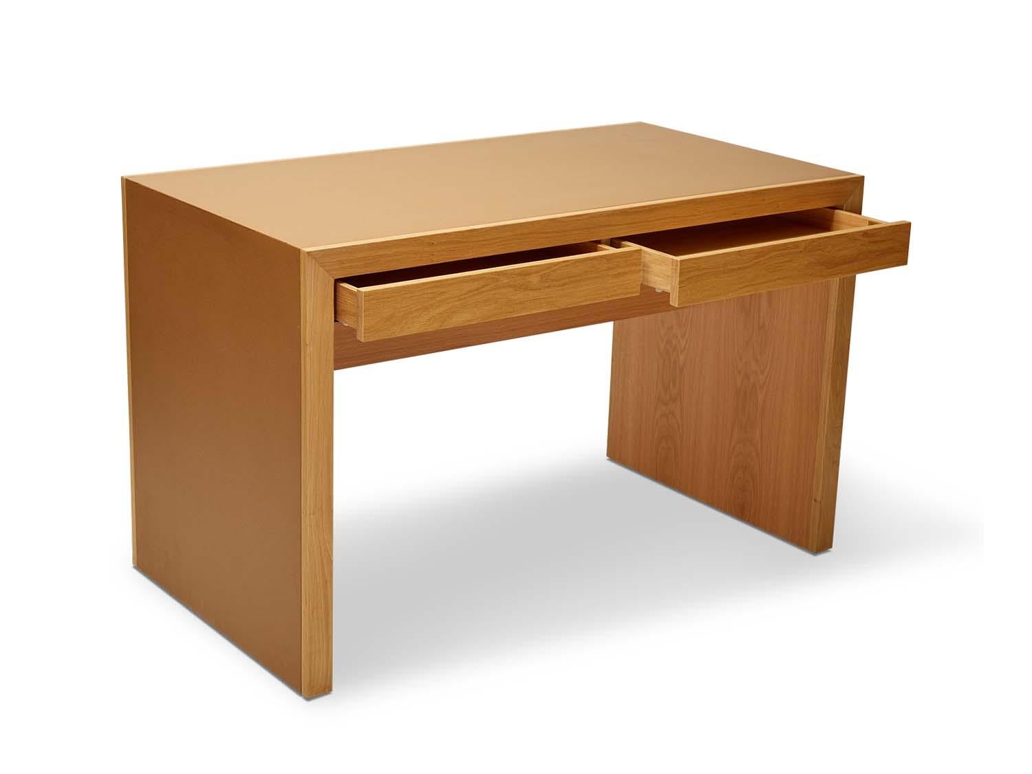 American Cork-Topped Oak Parkman Desk by Lawson-Fenning For Sale