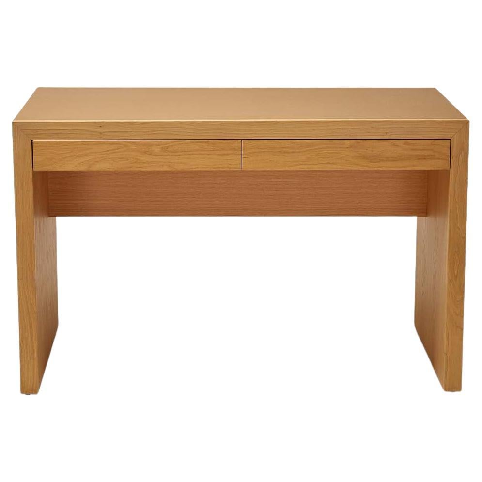 Cork-Topped Oak Parkman Desk by Lawson-Fenning For Sale