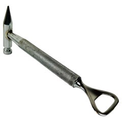 Vintage Mid-Century Stainless Steel Corkscrew/Bartool Separates into Three Piece Set