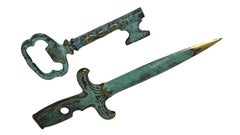 Corkscrew, Bottle and Letter Opener Set, Cigar Cutter, 1960s Germany