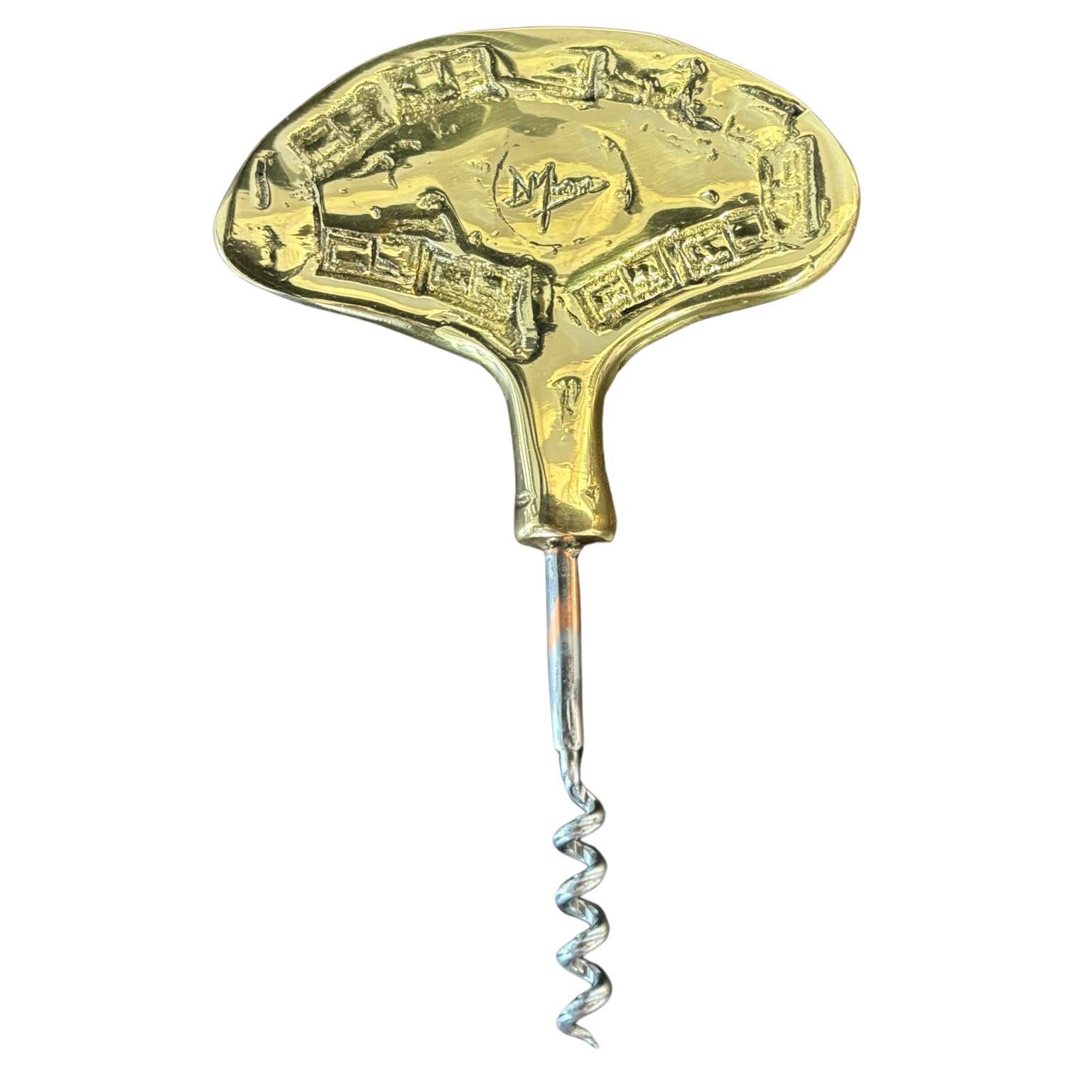 Corkscrew C020 handmade in cast brass