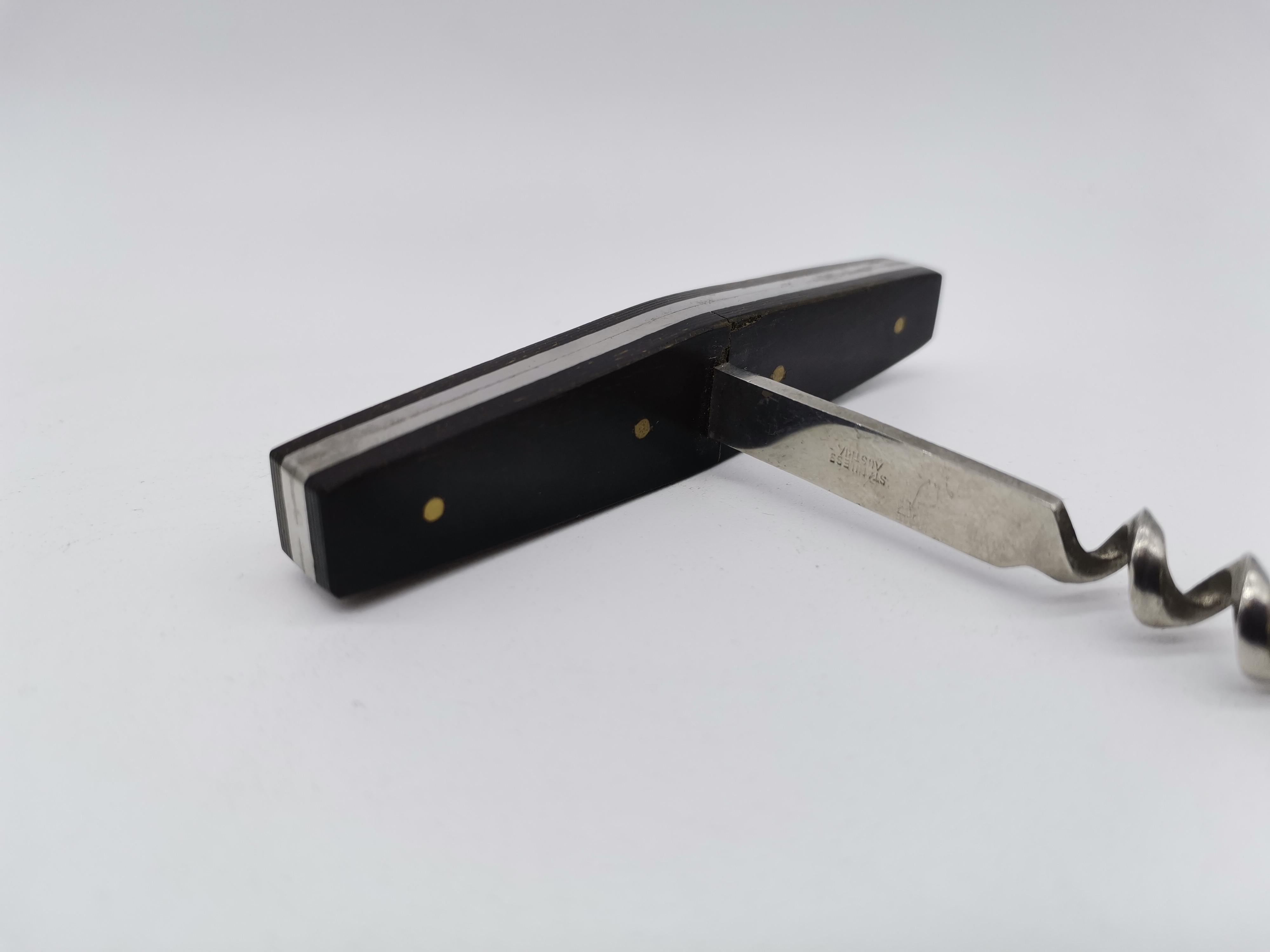 Ferronnerie Crémaillère de bureau, corne et métal, Carl Aubck Vienne, Autriche en vente