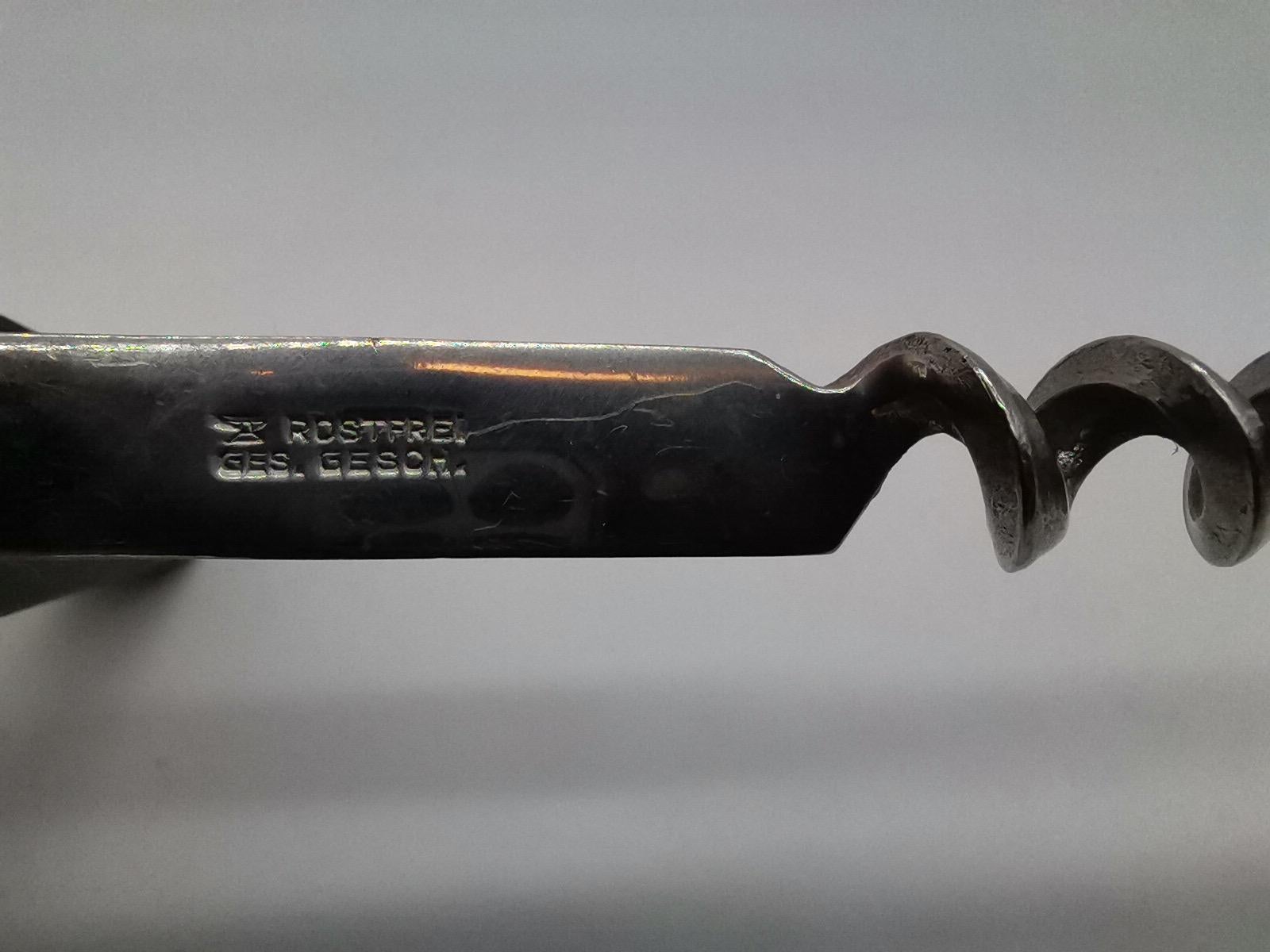 Mid-20th Century Corkscrew, Horn and Metal, Carl Auböck Vienna, Austria For Sale