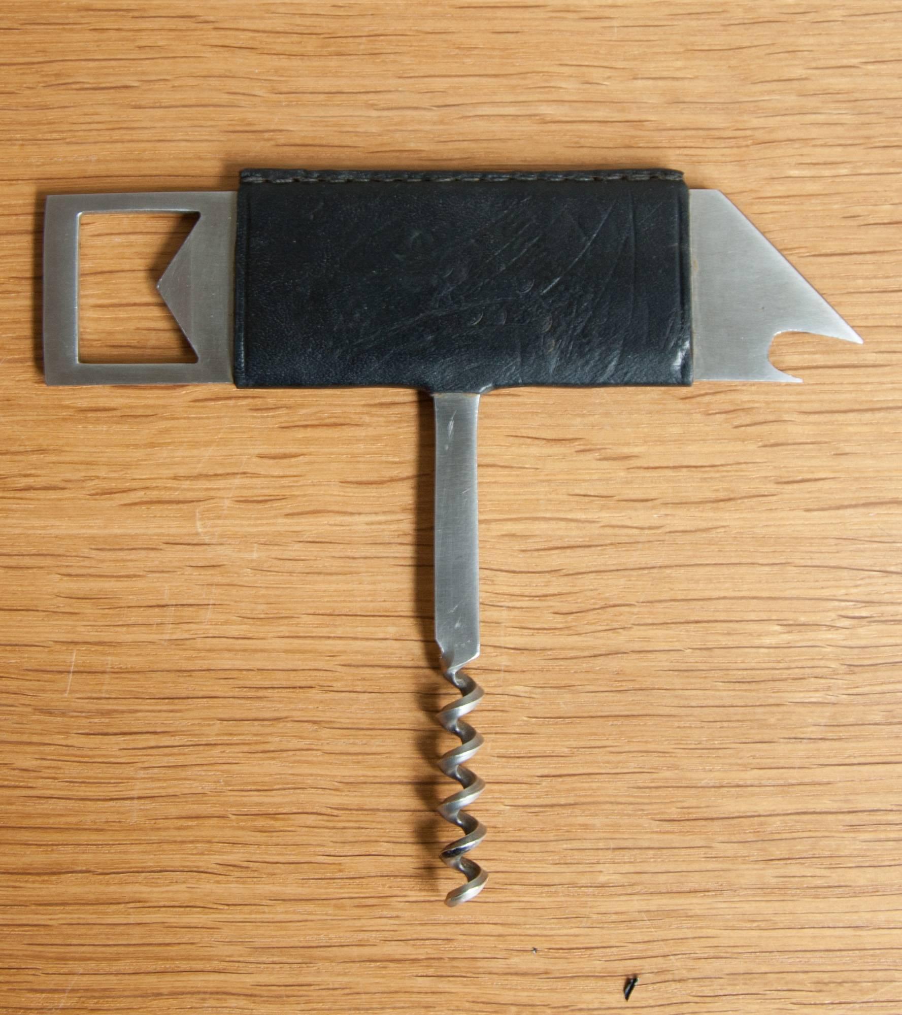 Leather Corkscrew No. 4707 by Carl Auböck
