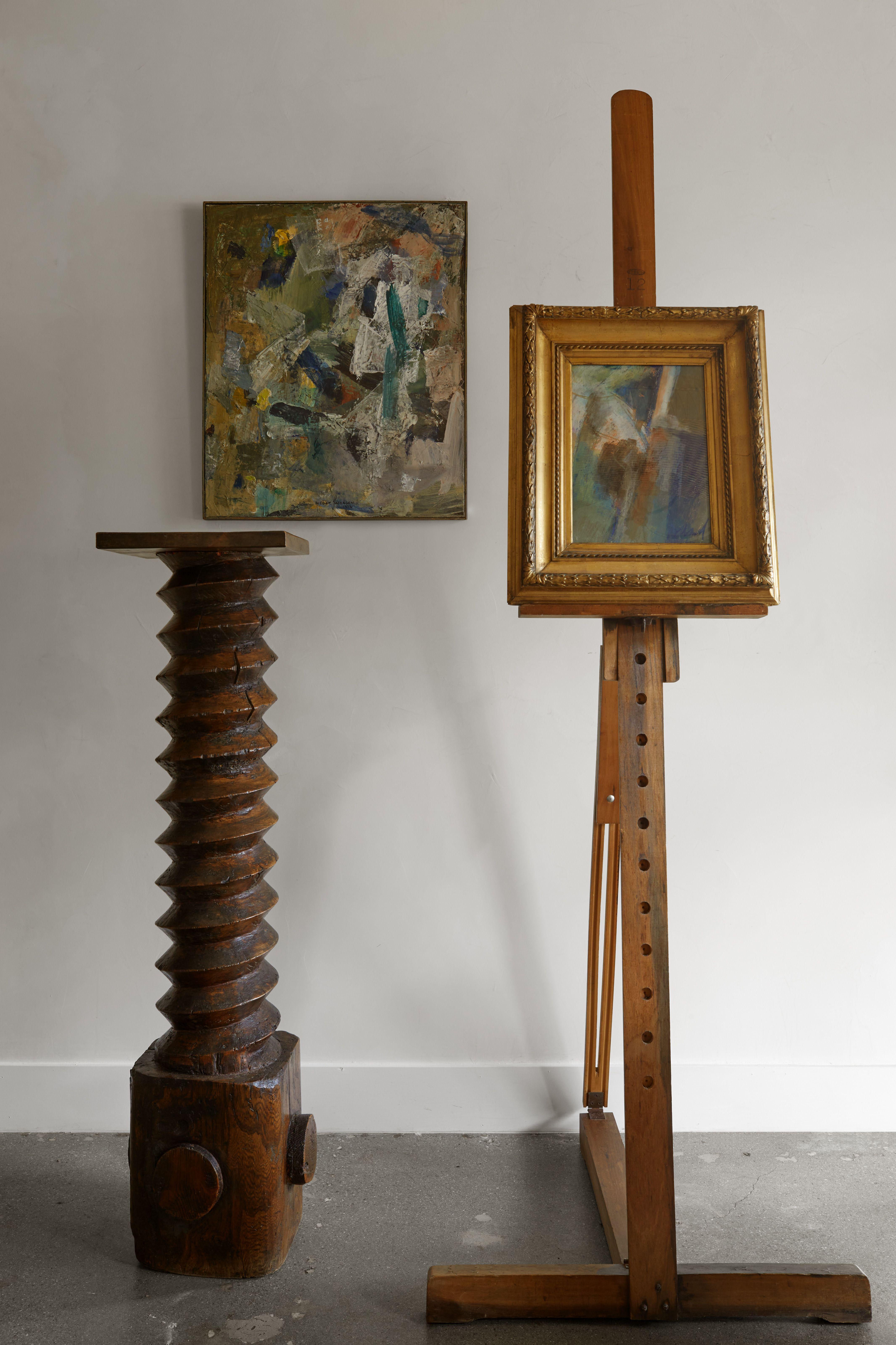 Corkscrew Pedestal Mid Century - France For Sale 4