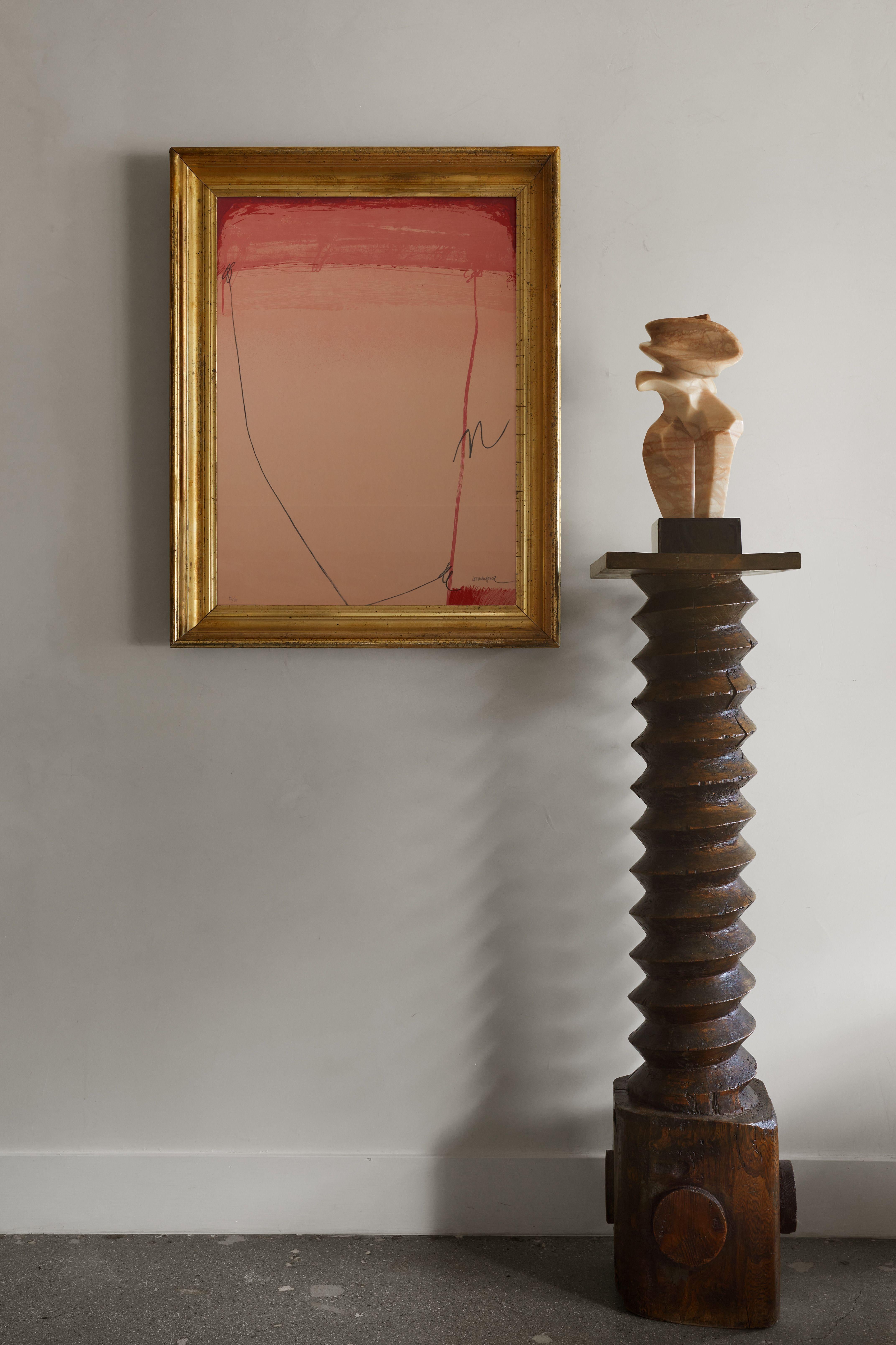 Corkscrew Pedestal Mid Century - France For Sale 5