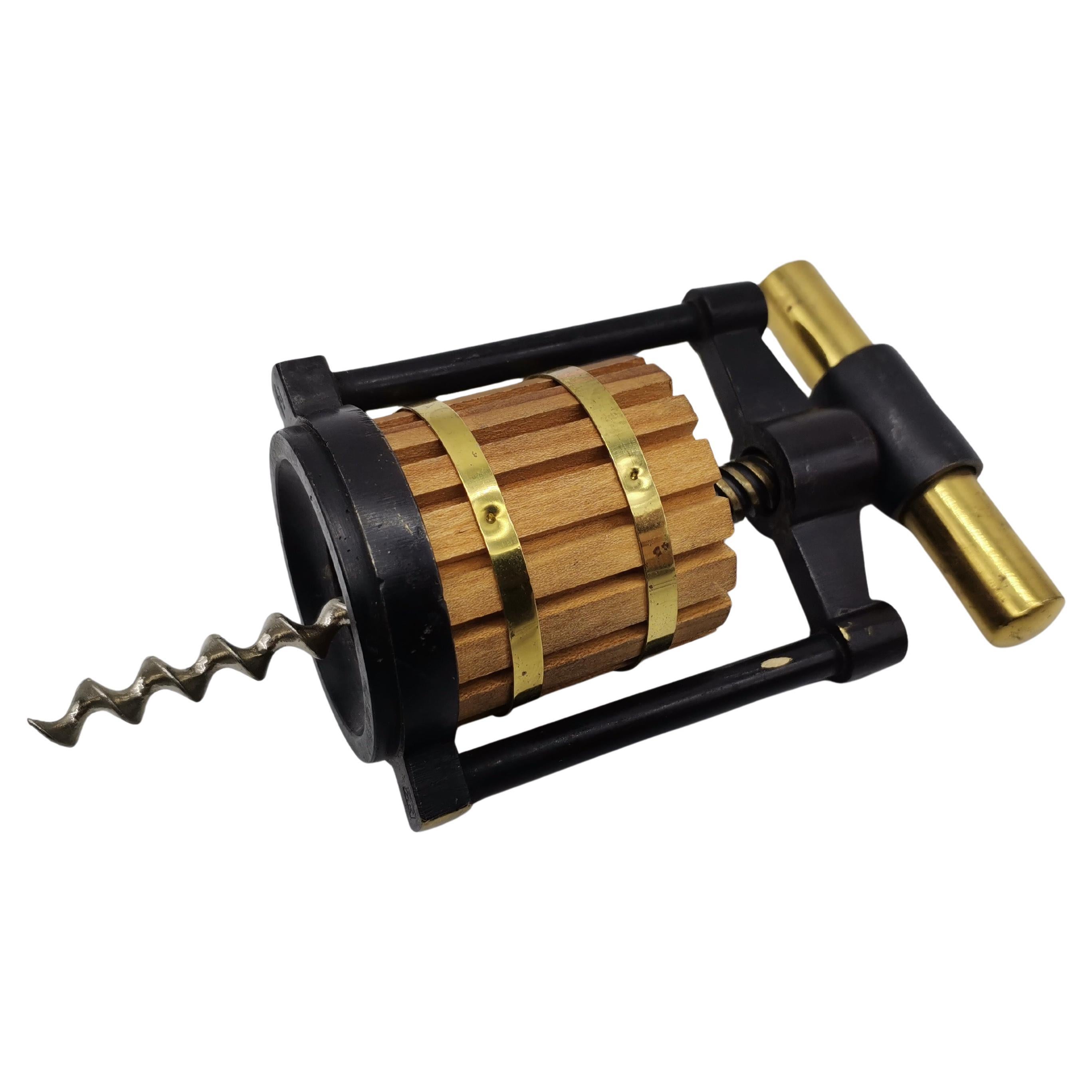 Corkscrew Wine Press Shaped stamped by Richard Rohac For Sale