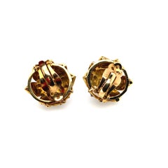 Corletto Italian Enamel Earrings with Diamonds