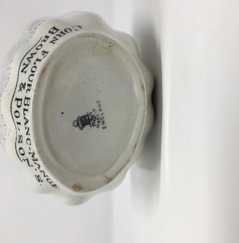 Corn Flour BlancMange, Brown and Polson's English Mold at 1stDibs