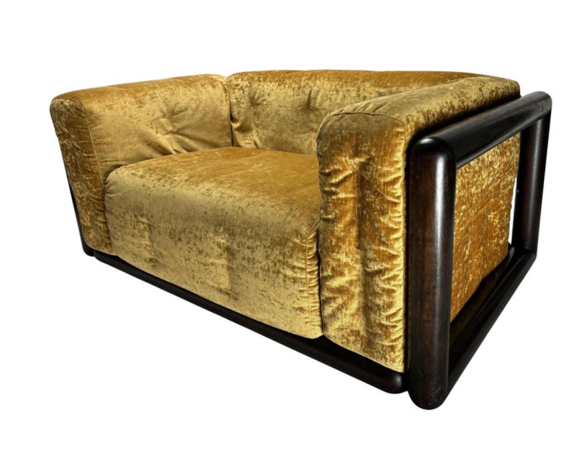 Sillón Cornaro de Carlo Scarpa para Gavina, 1973 Moderno de mediados de siglo en venta