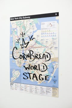 "Mappa della metropolitana di New York: Palcoscenico del mondo del pane di mais"