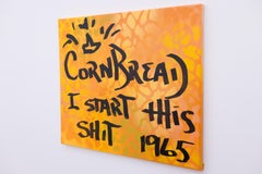 "Cornbread I Start This Shit 1965 Gold Canvas" Graffiti Culture