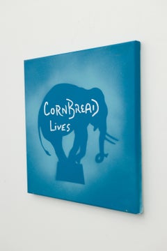 "Cornbread Lives Canvas III" Tag on Original Canvas