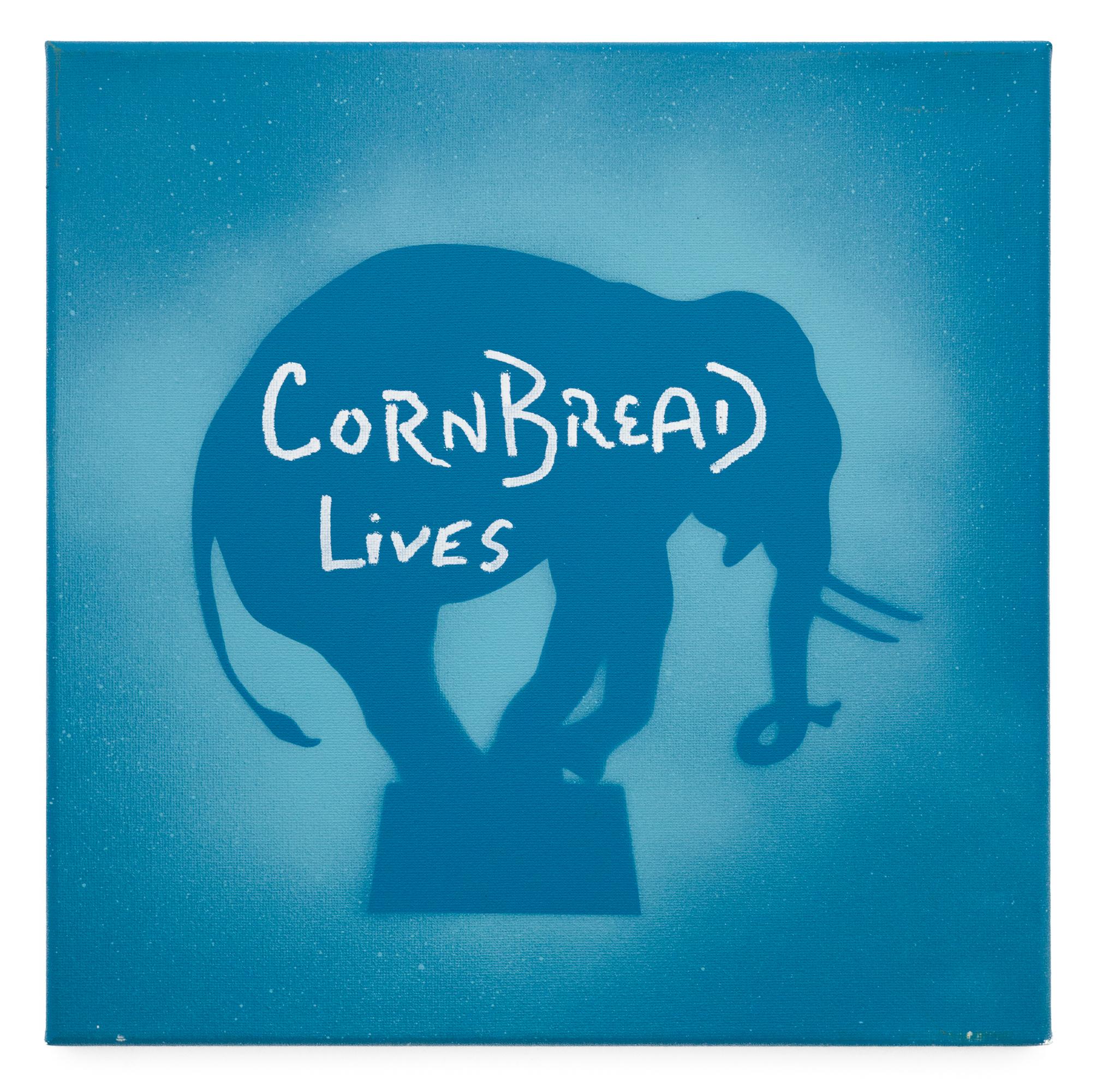 "Cornbread Lives Canvas III" Tag on Original Canvas