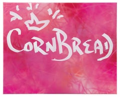 "Cornbread Pink Canvas" Textures and patterns with Signature Tag