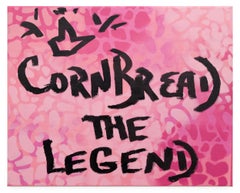 "Cornbread The Legend Pink Canvas"