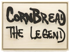 „Fresh Cut: Cornbread the Legend“, Acryl auf Holz, Graffiti, Street Art