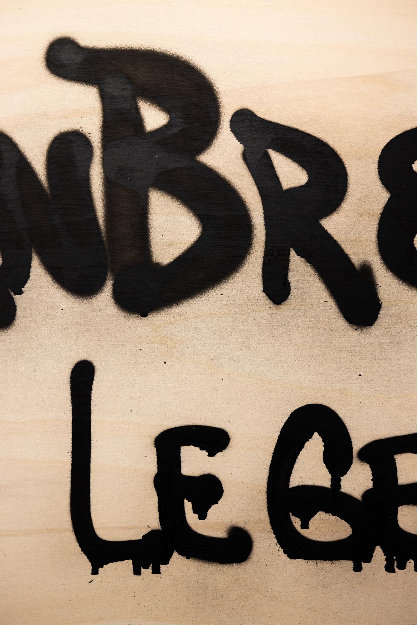 « Fresh Cut: Cornbread the Legend », acrylique sur bois, graffiti, art urbain en vente 4