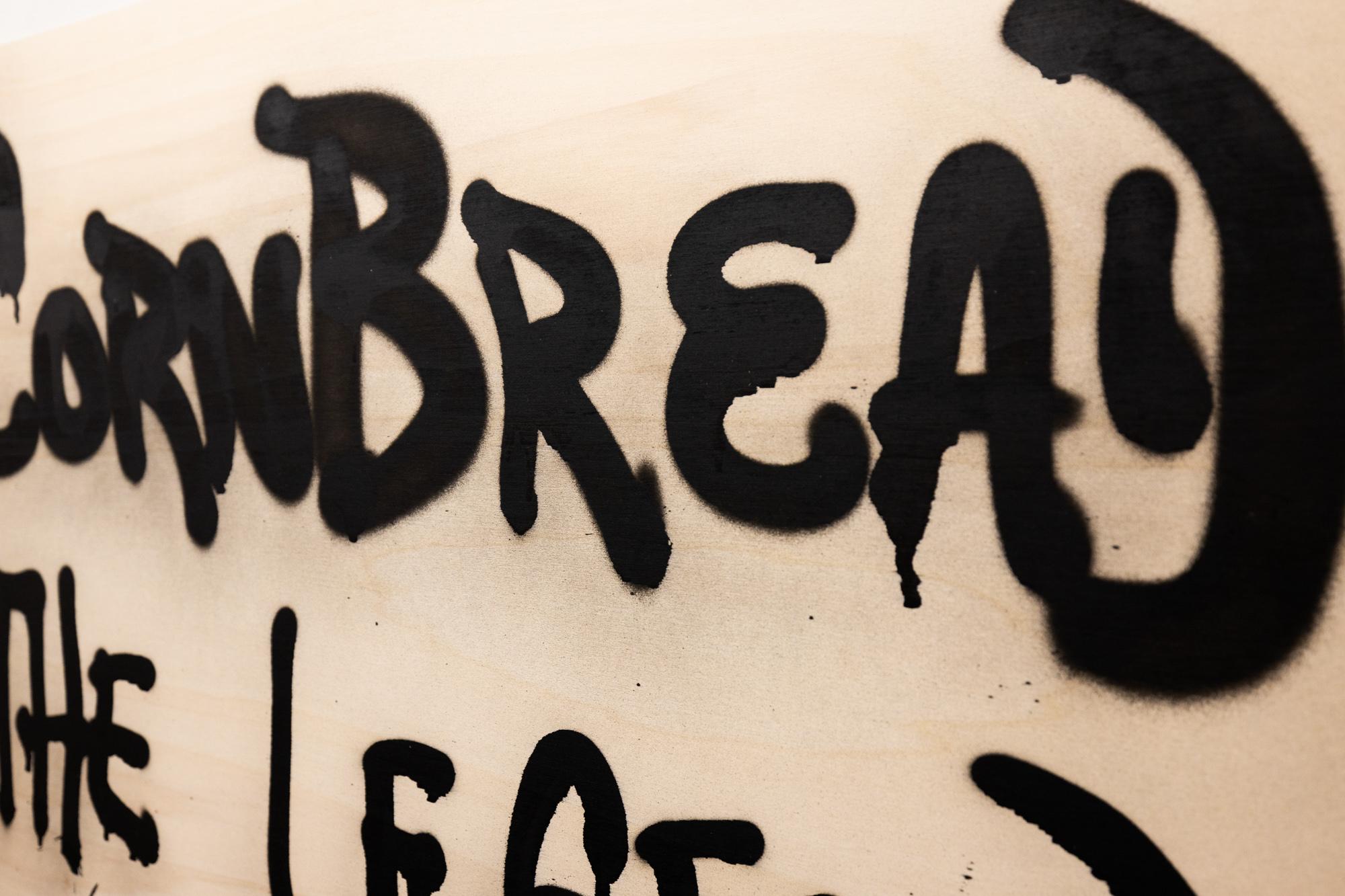 « Fresh Cut: Cornbread the Legend », acrylique sur bois, graffiti, art urbain en vente 5