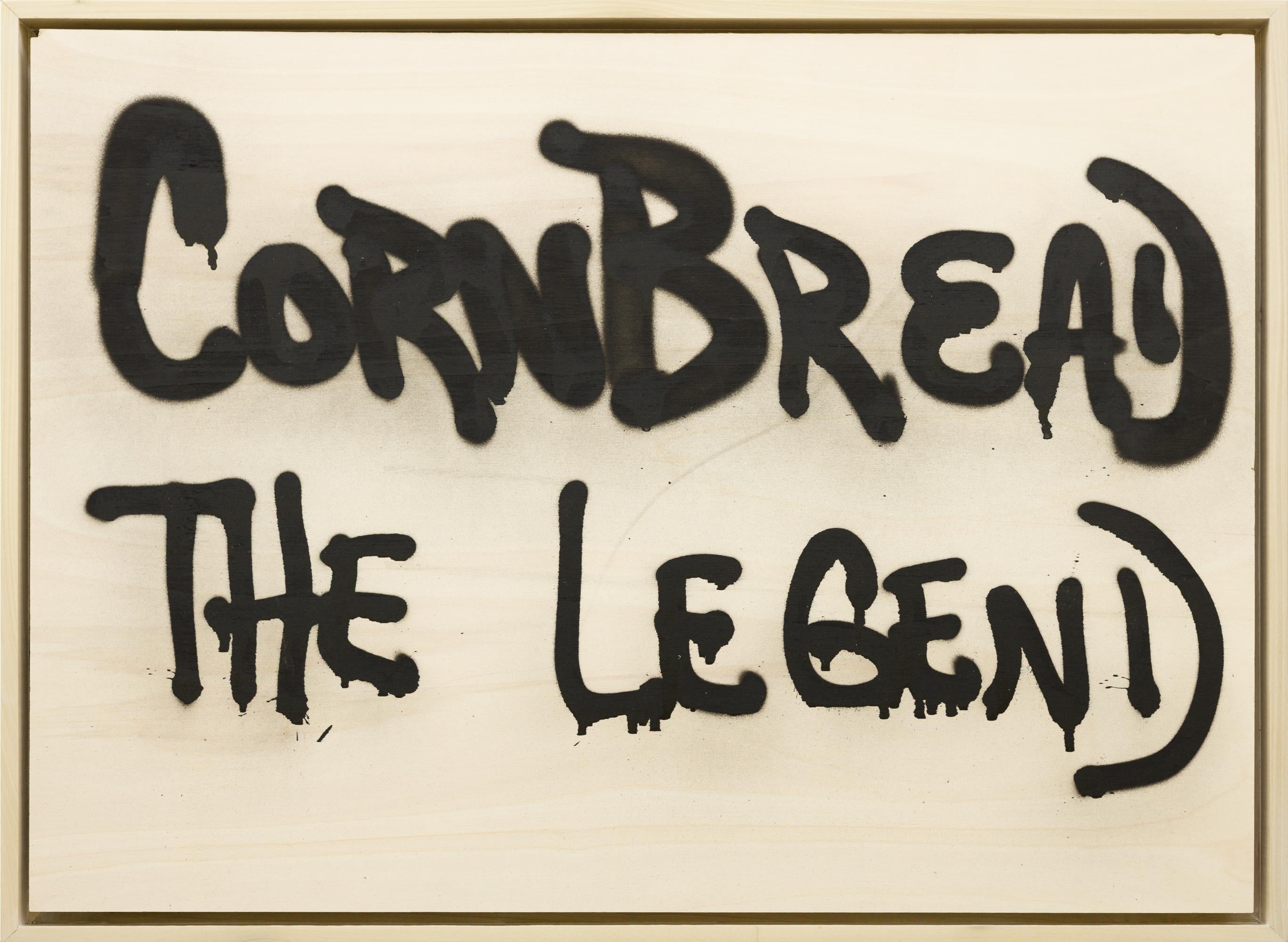 "Fresh Cut: Cornbread the Legend", Acrylic on Wood, Graffiti, Street Art