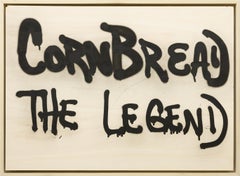 „Fresh Cut: Cornbread the Legend“, Acryl auf Holz, Graffiti, Street Art