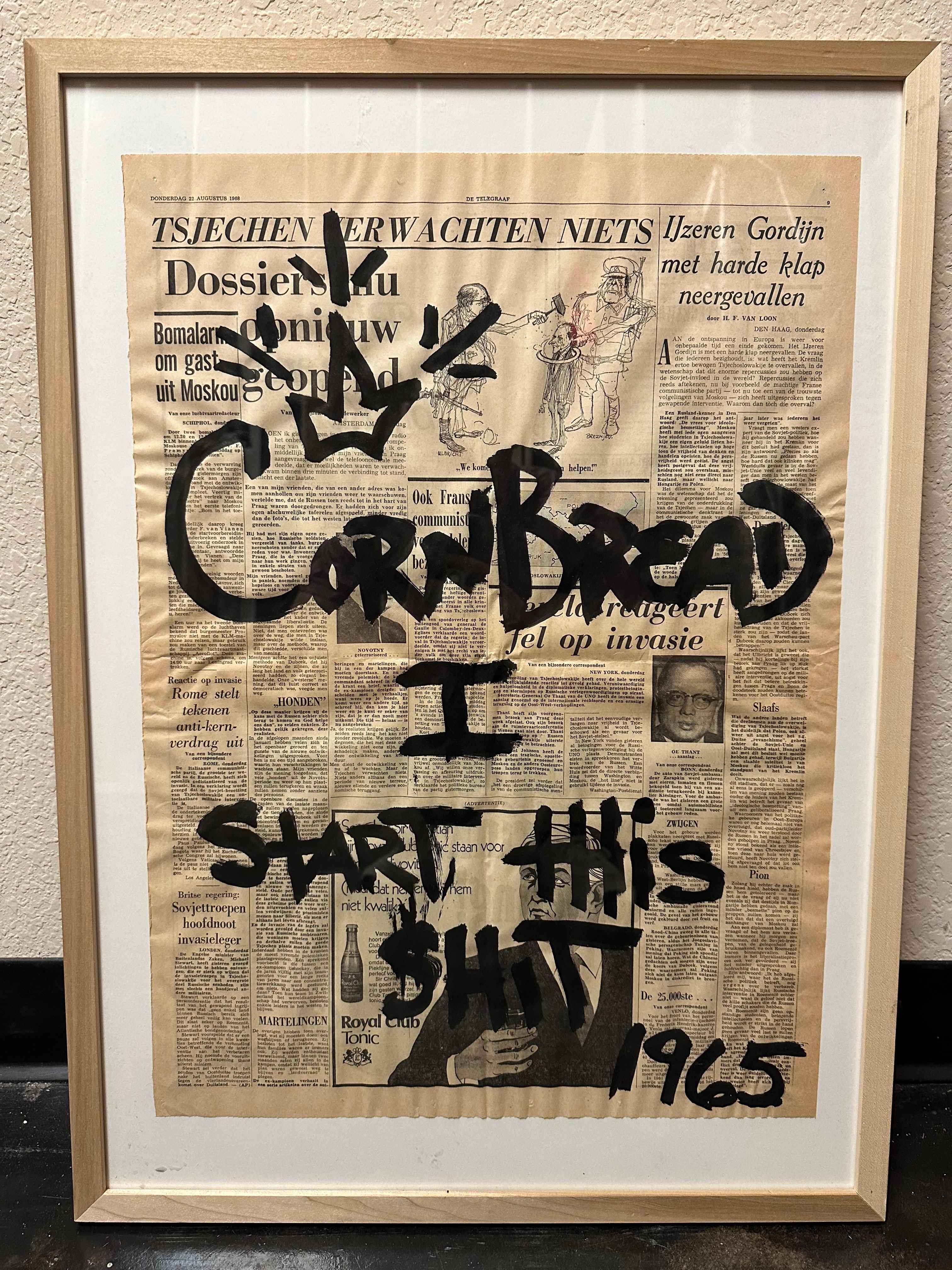 I Start This Shit 1965 #4 – Painting von Cornbread