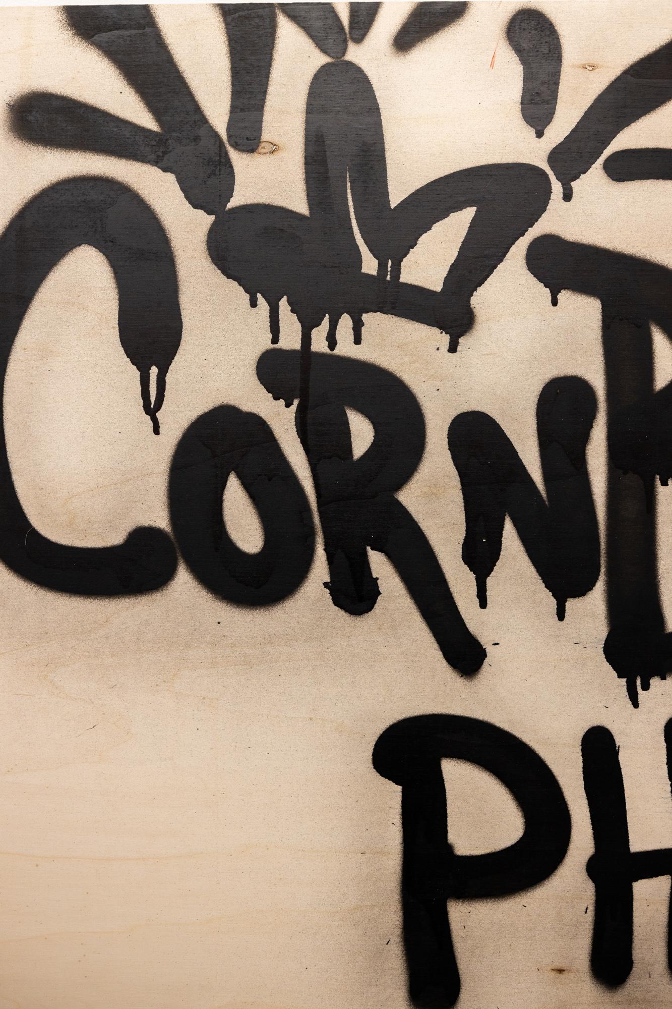 « Fresh Cut: Cornbread Philly », acrylique sur bois, graffiti, Street Art en vente 7
