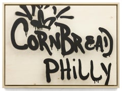 „Fresh Cut: Cornbread Philly“, Acryl auf Holz, Graffiti, Street Art