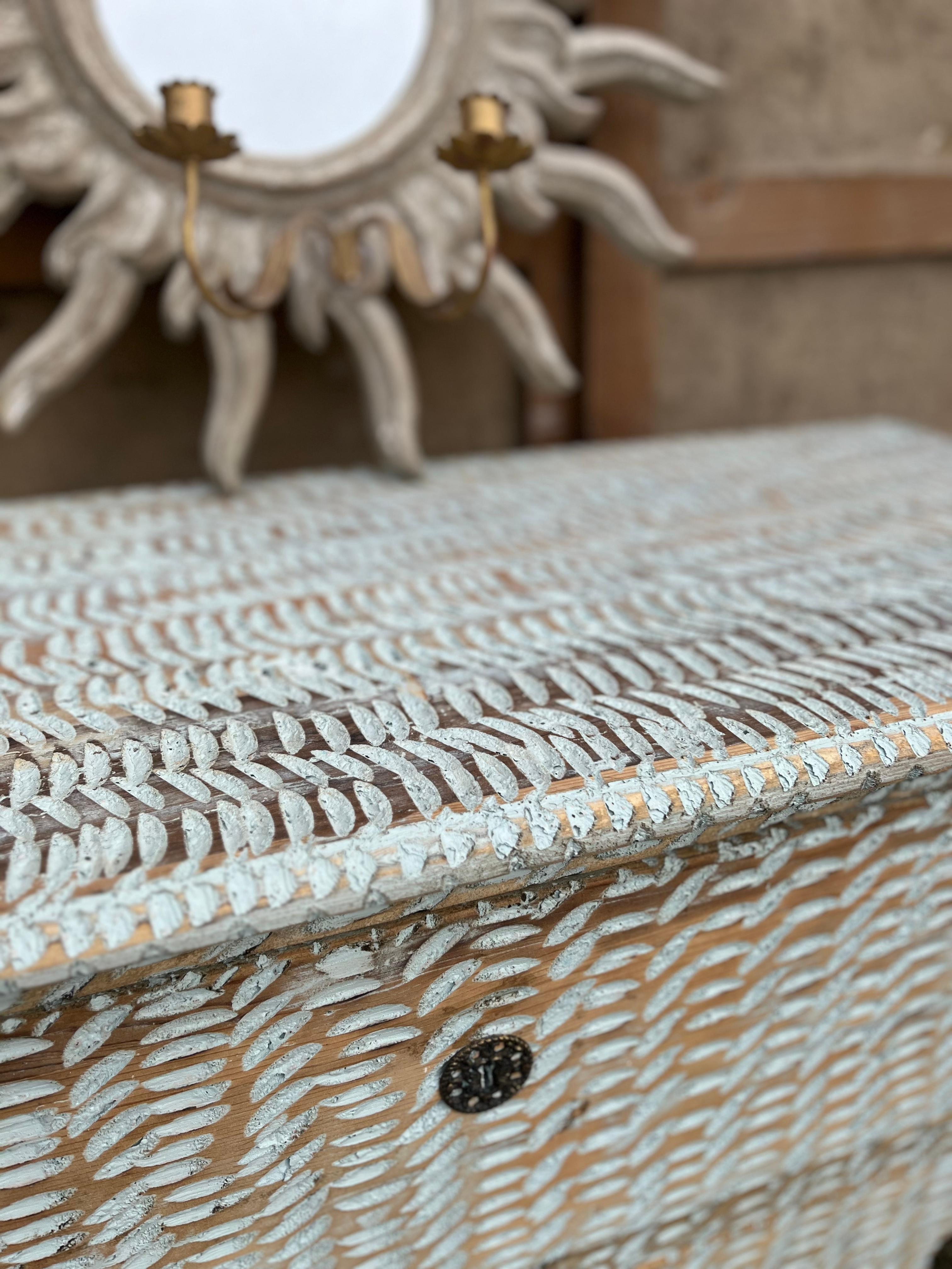 Legno Corncob style white drawer in vendita