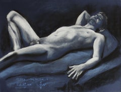 Model Session â€“ 26-03-24 â€“ 1, Drawing, Pastels on Paper
