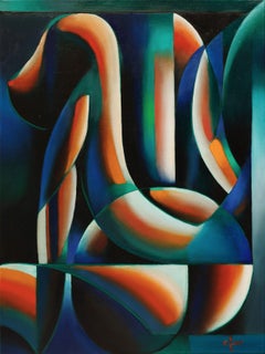 Neo Deco - 15-01-24, Painting, Oil on Canvas