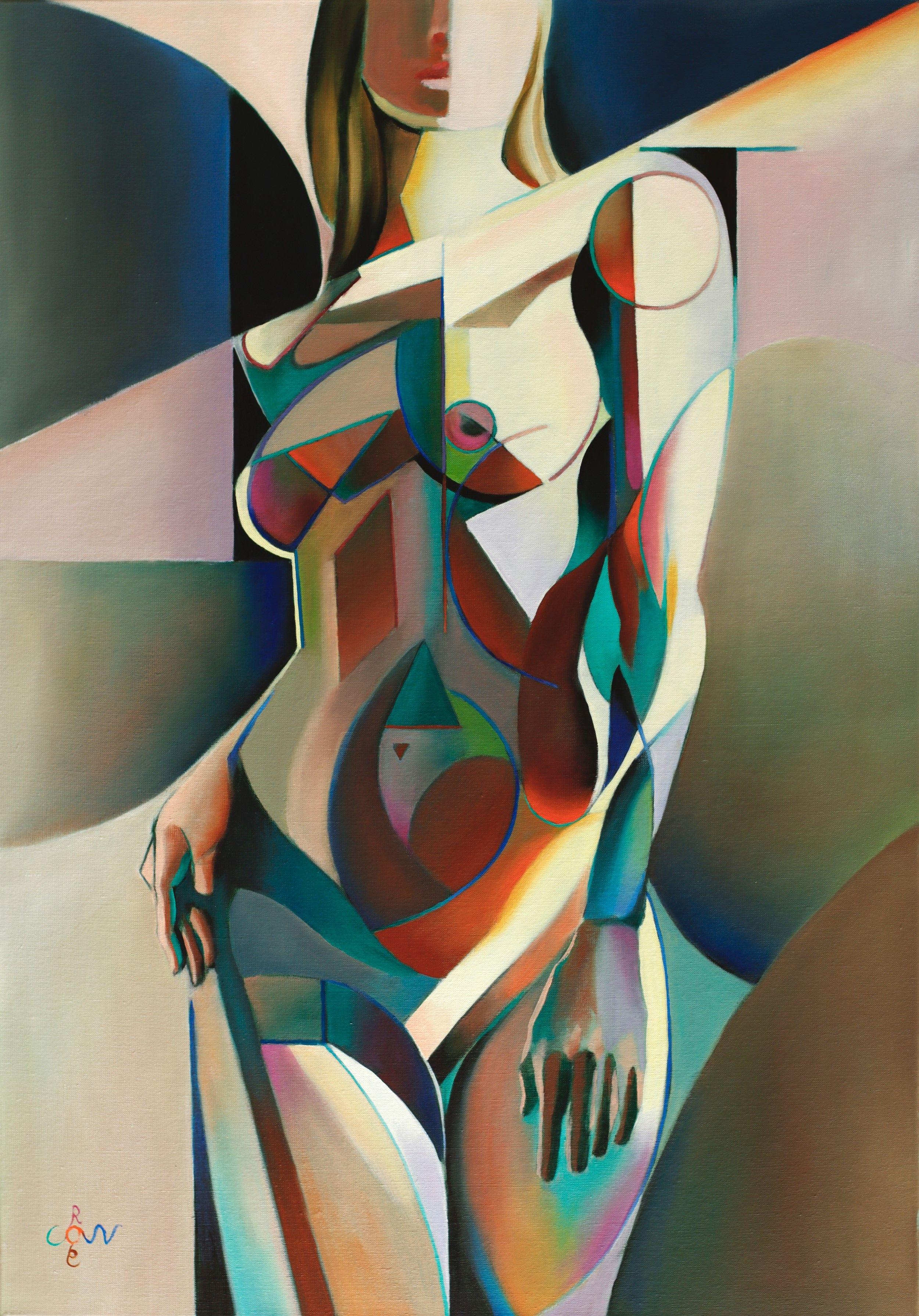 Neo Deco â€“ 04-07-23, Painting, Oil on Canvas