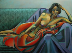 Neo Deco â€“ 12-01-23, Painting, Oil on Canvas