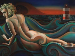 The Infinite Waves of Eternity â€“ 06-02-24, Painting, Oil on Canvas