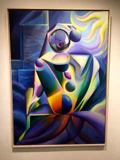La madona de La Haya (2015), Pintura, Óleo sobre panel de madera