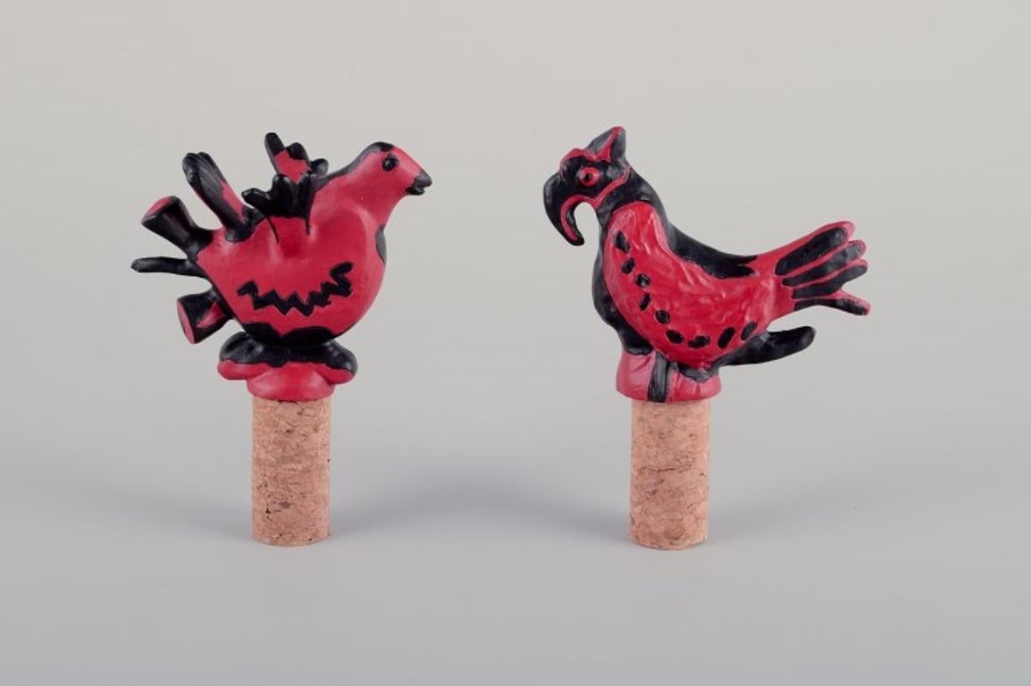 Corneille, artista Cobra. Juego de vino escultórico de madera y resina. Danés en venta