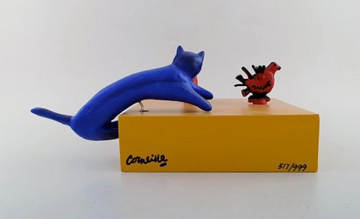 Corneille, Cobra Artist, Sommelier Set, Modern Sculpture, Late 20th Century In Good Condition For Sale In Copenhagen, DK