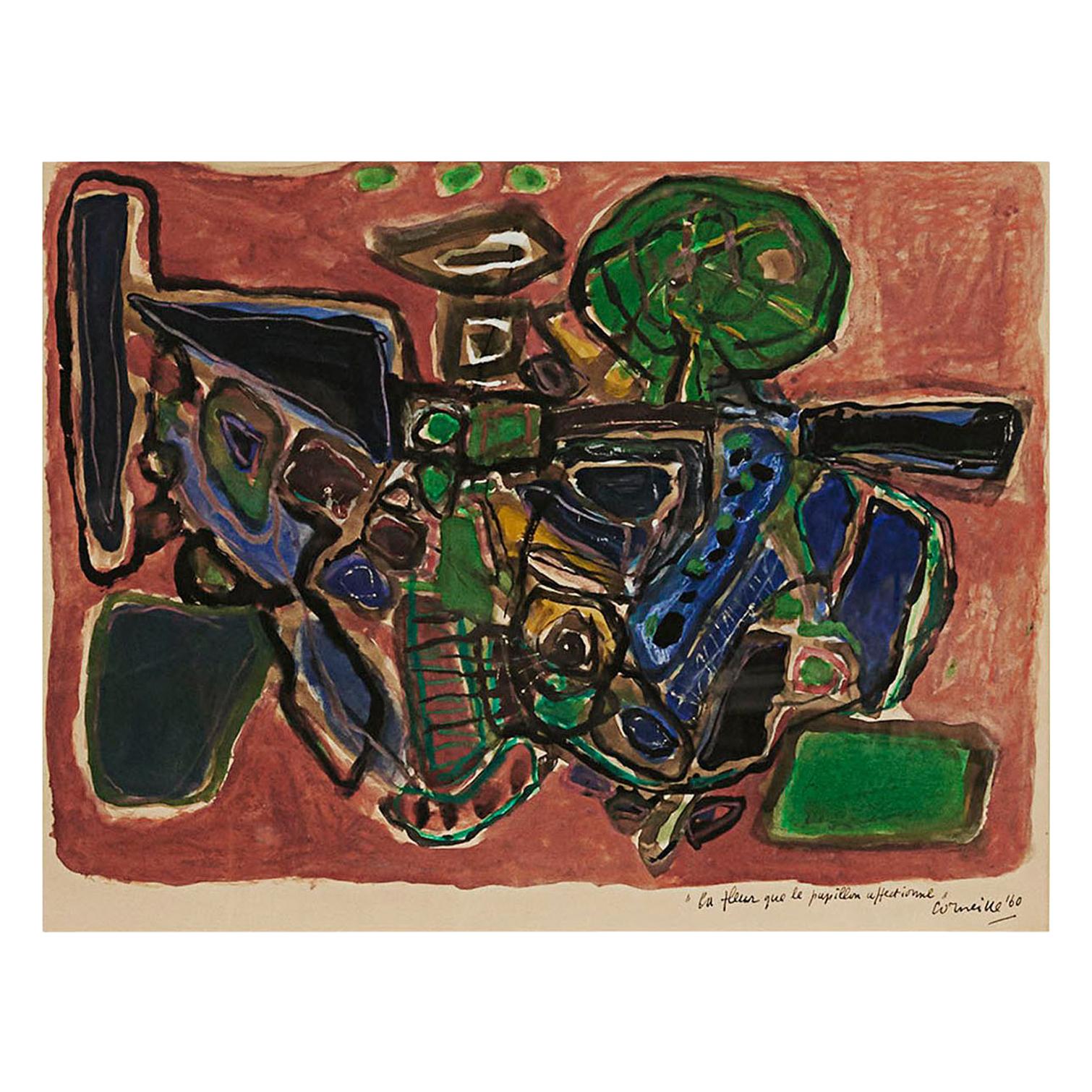 Pintura "COBRA" de Corneille en venta