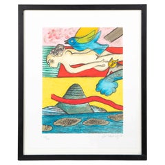 Corneille Colorful CoBrA Serigraph, Signed and Numbered, 2003