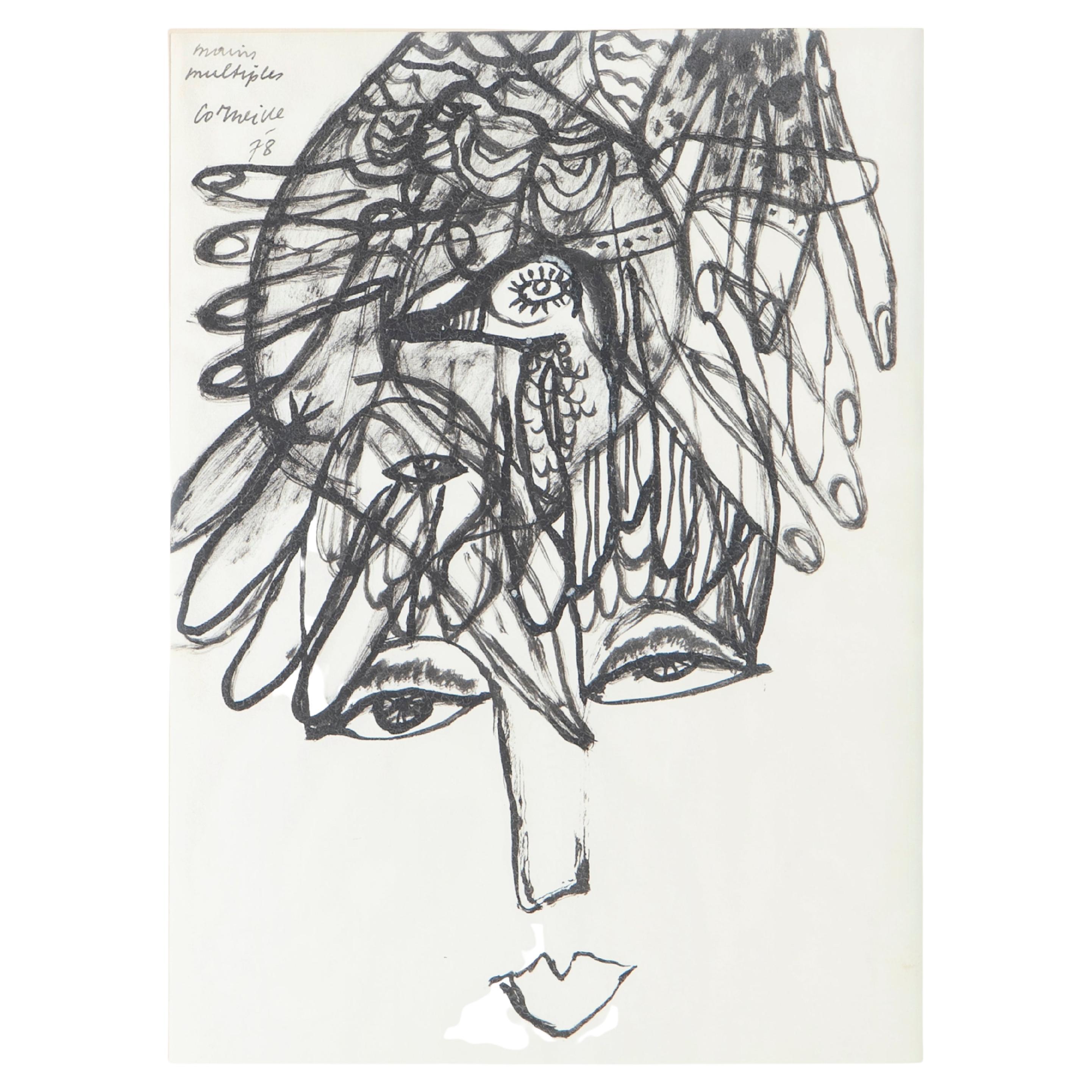 Corneille Ink drawing For Sale at 1stDibs