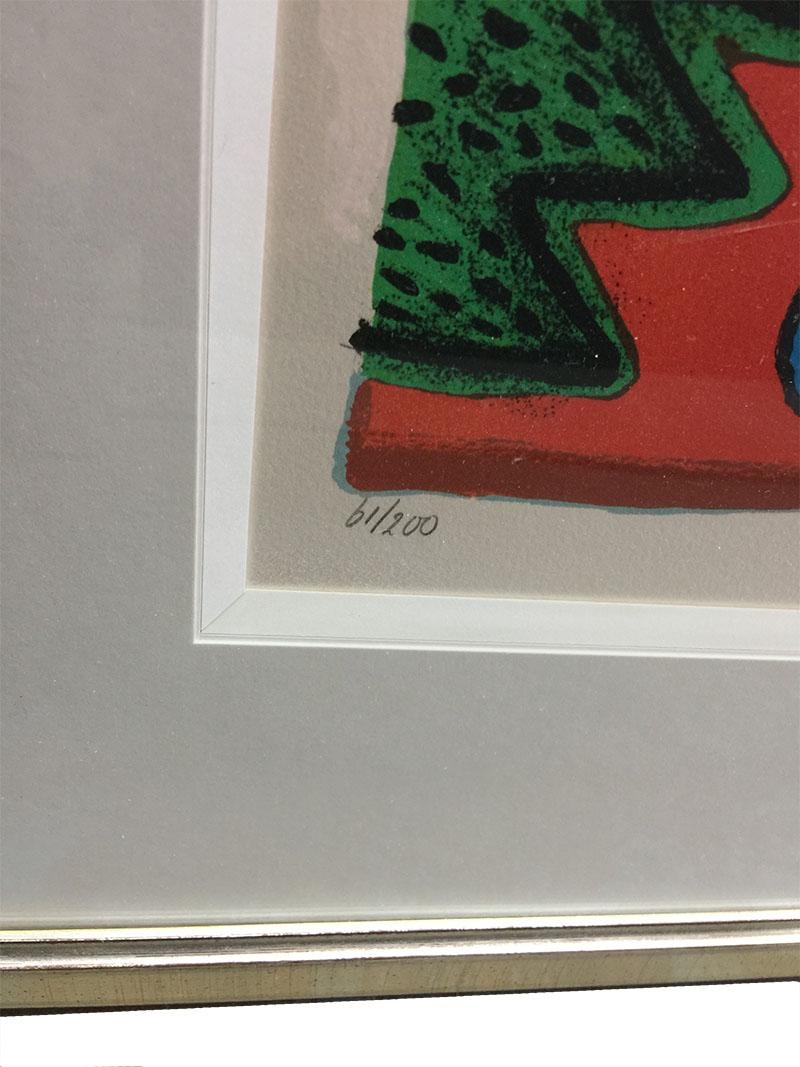Corneille Lithographie:: L'Ange Descendu Des Astres II 61/200:: 1992 (Europäisch) im Angebot