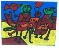 Corneille Lithograph, Tribu II, 171/ 200, 1992