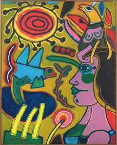 Profil de femme au colour de l’été.