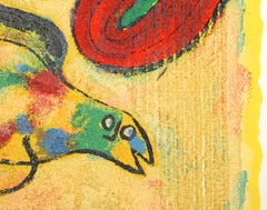 Chine Suite I, Serigrafía moderna y plantilla sobre lienzo de Corneille