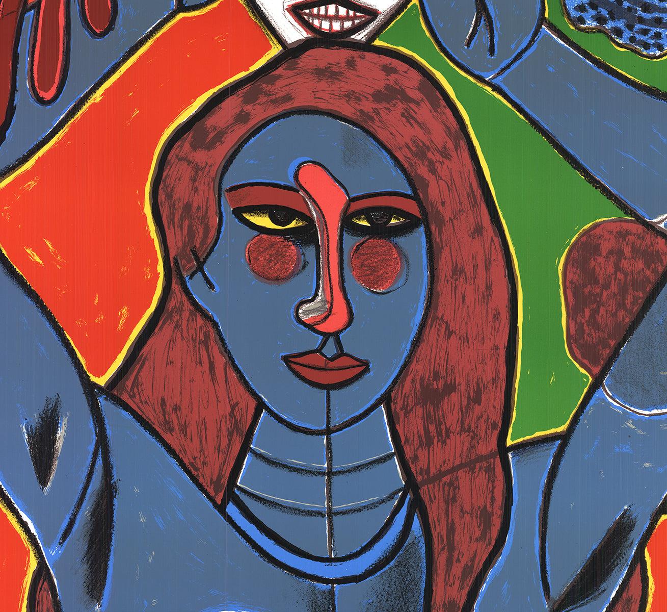 CORNEILLE 'La Sensualite du Sensible'- Serigraph For Sale 2