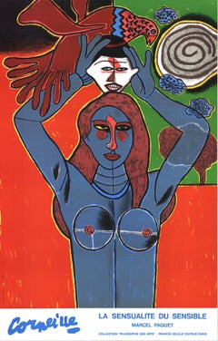 CORNEILLE 'La Sensualite du Sensible'- Serigrafía