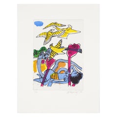 Eternel éte. 1998. Portfolio avec 5 gravures.