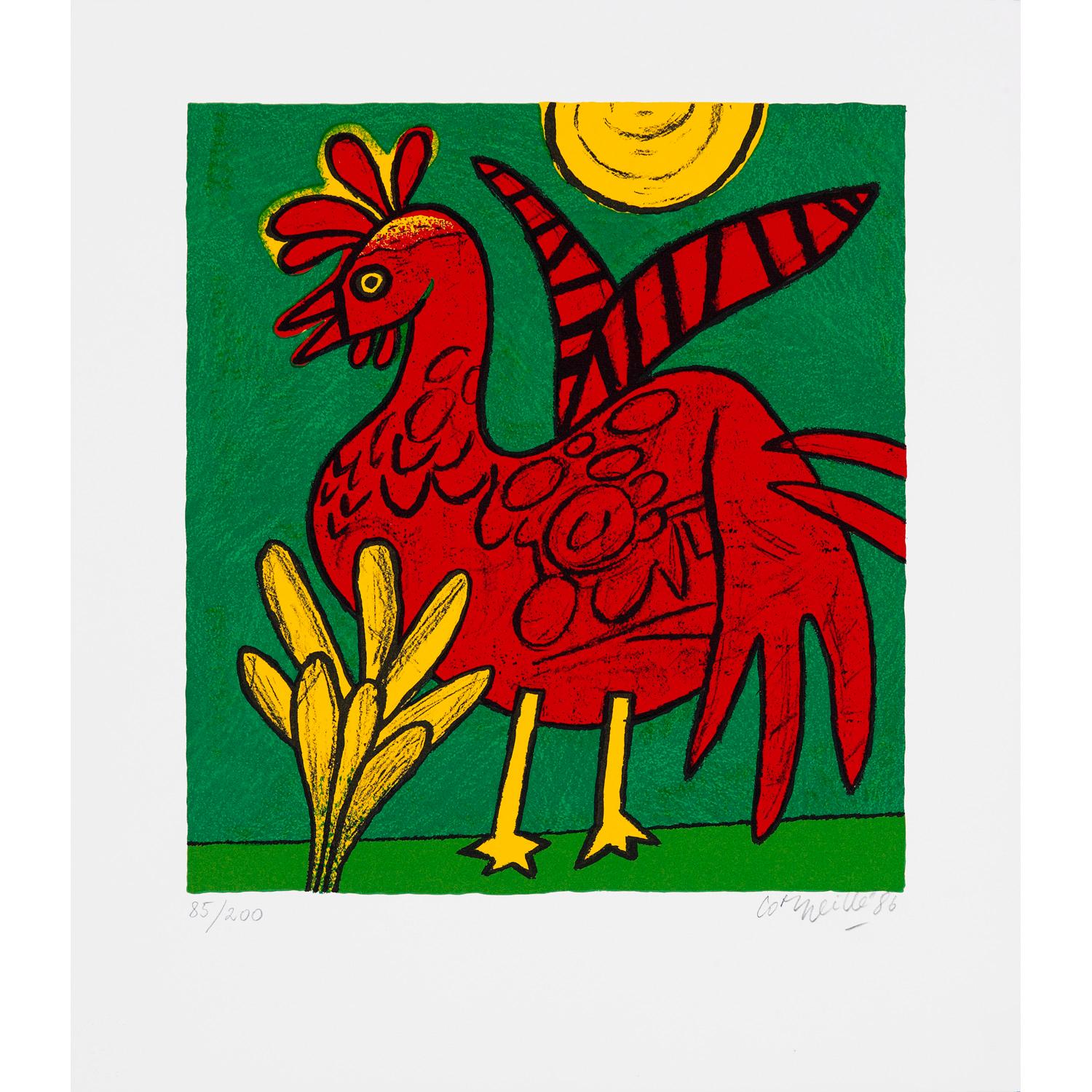 Imágenes de bestias. - Print Contemporáneo de Corneille