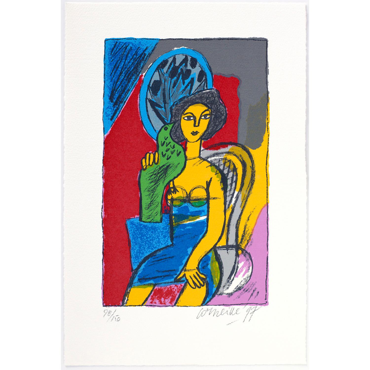 L'amour au jour le jour II - Print Contemporáneo de Corneille